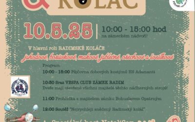 10. 5. zámek Radim – ZÁMECKÝ DEN & RADIMSKÝ KOLÁČ