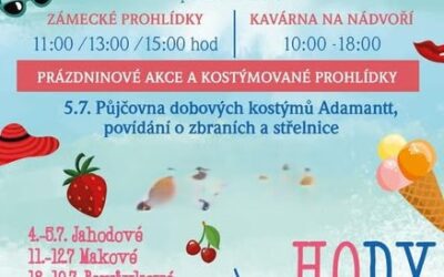 5. 7. zámek Radim – Jahodové hody